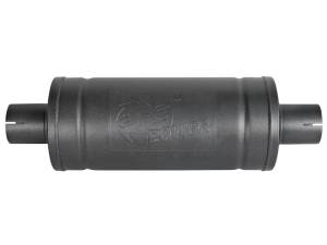 aFe - aFe MACH Force-Xp 409 SS Muffler w/ Black finish 2-1/2in Inlet & Oulet 14in x 16in Diameter - 49M00007-B - Image 3