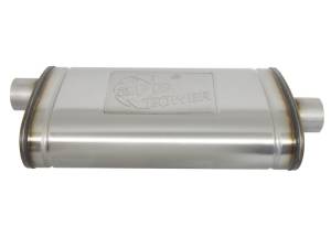 aFe - aFe MACHForce XP SS Muffler 3in Center Inlet / 3in Offset Outlet 22in L x 11n W x 6in H Body - 49M00016 - Image 3