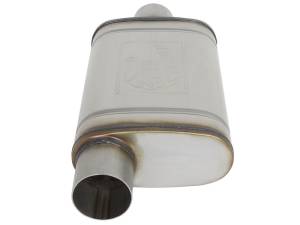 aFe - aFe MACHForce XP SS Muffler 3in Center Inlet / 3in Outlet 9in L x 4in W x 14in Body - 49M00031 - Image 3