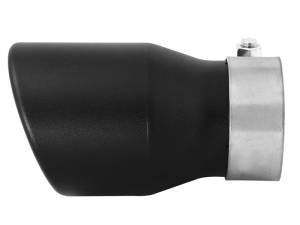 aFe - aFe MACH Force-XP 409 SS Single Wall Universal Clamp On Exhaust Tip - Black - 49T25354-B06 - Image 4