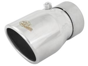 aFe - aFe MACH Force-Xp 2.5in Inlet x 3-1/2in Outlet x 6in Length 2.5in 304 Stainless Steel Exhaust Tip - 49T25354-P06 - Image 1