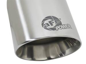 aFe - aFe MACH Force-Xp Universal 304 SS Single-Wall Clamp-On Exhaust Tip - Polished - 49T25354-P07 - Image 3