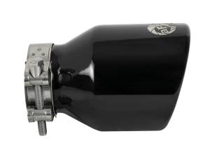 aFe - aFe MACH Force-Xp 409 SS Clamp-On Exhaust Tip 2.5in. Inlet / 4in. Outlet / 6in. L - Black - 49T25404-B06 - Image 2