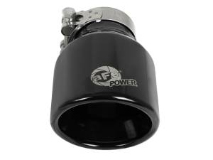 aFe - aFe MACH Force-Xp 409 SS Clamp-On Exhaust Tip 2.5in. Inlet / 4in. Outlet / 6in. L - Black - 49T25404-B06 - Image 3