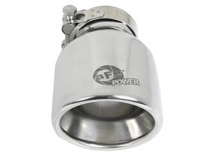 aFe - aFe MACH Force-Xp 304 SS Clamp-On Exhaust Tip 2.5in. Inlet / 4in. Outlet / 6in. L - Polished - 49T25404-P06 - Image 3