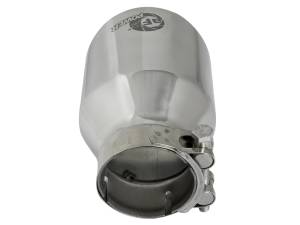 aFe - aFe MACH Force-Xp 304 SS Clamp-On Exhaust Tip 2.5in. Inlet / 4in. Outlet / 6in. L - Polished - 49T25404-P06 - Image 4