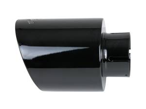 aFe - aFe Takeda 409 SS Clamp-On Exhaust Tip 2.5in. Inlet / 4.5in. Outlet / 7in. L - Black - 49T25454-B071 - Image 2