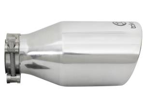 aFe - aFe Takeda 304 Stainless Steel Clamp-On Exhaust Tip 2.5in. Inlet / 4.5in. Outlet / 9in. L - Polished - 49T25454-P09 - Image 3