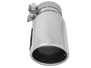 aFe - aFe MACH Force-Xp 3in Inlet x 4in Outlet x 9in Length 304 Stainless Steel Exhaust Tip Polished - 49T30401-P09 - Image 3