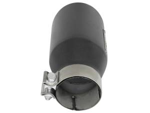 aFe - aFe MACH Force-Xp 3in 304 SS Metallic Black Exhaust Tip 3in In x 4-1/2in Out x 9in L Clamp-On Right - 49T30451-B091 - Image 4