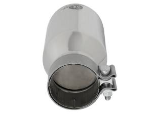 aFe - aFe MACH Force-Xp Univ 304 SS Double-Wall Clamp-On Exhaust Tip - Polished - 3in Inlet - 4.5in Outlet - 49T30454-P092 - Image 4