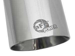 aFe - aFe MACH Force-Xp Univ 304 SS Double-Wall Clamp-On Exhaust Tip - Polished - 3in Inlet - 4.5in Outlet - 49T30454-P092 - Image 5