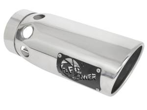 aFe - aFe Power Intercooled Tip Stainless Steel - Polished 4in In x 5in Out x 12in L Bolt-On - 49T40501-P121 - Image 1