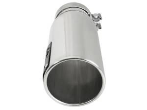 aFe - aFe SATURN 4S 4in SS Intercooled Exhaust Tip - Polished 4in In x 5in Out x 12in L Bolt-On - 49T40501-P122 - Image 3