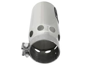 aFe - aFe SATURN 4S 4in SS Intercooled Exhaust Tip - Polished 4in In x 5in Out x 12in L Bolt-On - 49T40501-P122 - Image 4