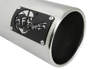 aFe - aFe SATURN 4S 4in SS Intercooled Exhaust Tip - Polished 4in In x 5in Out x 12in L Bolt-On - 49T40501-P122 - Image 5
