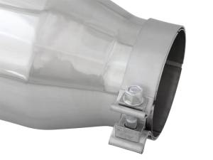 aFe - aFe MACH Force-XP 304 SS Single Wall Polished Exhaust Tip Pair 4in Inlet x 6in Outlet x 15in L - 49T40606-P15 - Image 3