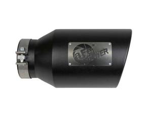 aFe - aFe Power Universal 5in Inlet 8in Outet MACH Force-XP Clamp-On Exhaust Tip - Black - 49T50801-B15 - Image 2