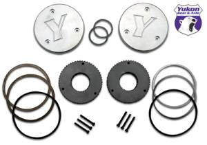 Yukon Gear & Axle Hardcore Drive Flange Kit For Dana 60 / 30 Spline Outer Stubs. Yukon Engraved Caps - YHC50003