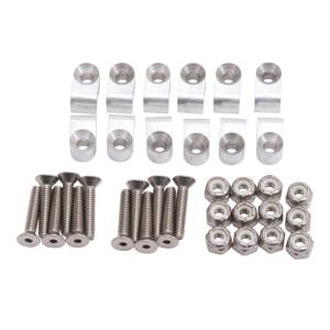 Russell - Russell Performance Billet 3/16in Tubing Clamp Natural Finish (12 pcs.) - 654020 - Image 2