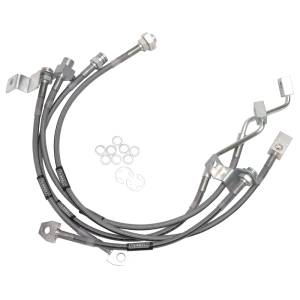 Russell - Russell Performance 99-06 Ford Excursion 4WD with 4in-5.5in lift Brake Line Kit - 696490 - Image 2