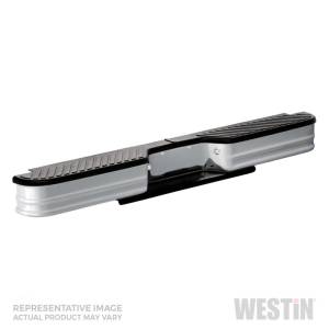 Westin - Westin/Fey 67-96 F-Series Style Side / 97-98 F-250/350 HD Surestep Universal Bumper - Silver - 20022 - Image 2