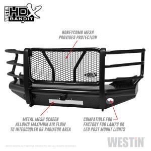 Westin/HDX Bandit 11-16 Ford F-250 / F-350 Front Bumper - Black - 58-31115