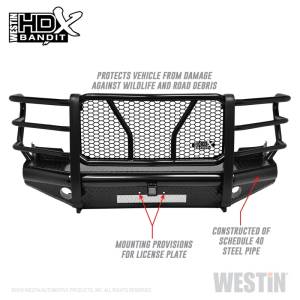 Westin - Westin/HDX Bandit 11-16 Ford F-250 / F-350 Front Bumper - Black - 58-31115 - Image 7