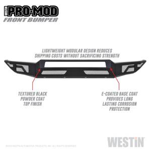 Westin - Westin 17-19 Ford F-250/350 Pro-Mod Front Bumper - 58-41175 - Image 8