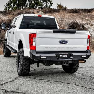 Westin - Westin 17-20 Ford F-250/350 Pro-Series Rear Bumper - Textured Black - 58-421175 - Image 4