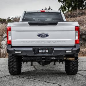 Westin - Westin 17-20 Ford F-250/350 Pro-Series Rear Bumper - Textured Black - 58-421175 - Image 5