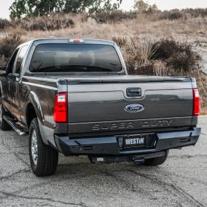 Westin - Westin 11-16 Ford F-250/350/450/550 Super Duty Pro-Series Rear Bumper - Textured Black - 58-421205 - Image 3