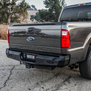 Westin - Westin 11-16 Ford F-250/350/450/550 Super Duty Pro-Series Rear Bumper - Textured Black - 58-421205 - Image 5