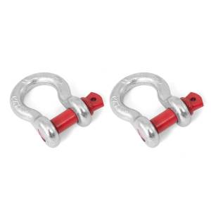 Rugged Ridge - Rugged Ridge 7/8in D-Shackle Set - 11235.03 - Image 1