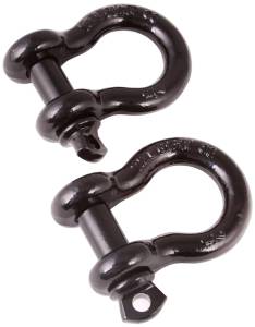 Rugged Ridge - Rugged Ridge Black 7/8th Inch D-Shackles - 11235.06 - Image 2