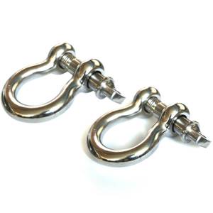 Rugged Ridge - Rugged Ridge Stainless Steel 7/8in D-Shackles - 11235.07 - Image 2
