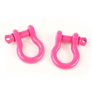 Rugged Ridge - Rugged Ridge Pink 3/4in D-Ring Shackles - 11235.09 - Image 2