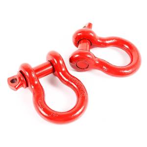 Rugged Ridge - Rugged Ridge Red 7/8in D-Shackles - 11235.13 - Image 2