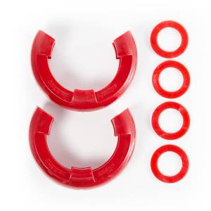Rugged Ridge - Rugged Ridge Red 7/8in D-Ring Isolator Kit - 11235.41 - Image 1