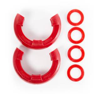 Rugged Ridge - Rugged Ridge Red 7/8in D-Ring Isolator Kit - 11235.41 - Image 2