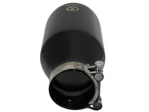 aFe - aFe Takeda 409 SS Clamp-On Exhaust Tip 2.5in. Inlet / 4.5in. Outlet / 9in. L - Black - 49T25454-B09 - Image 5