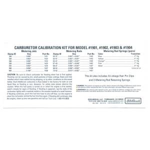 Edelbrock - Edelbrock Calibration Kit for 1901 / 1902 / 1903 / 1904 - 1940 - Image 4
