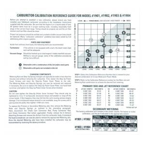 Edelbrock - Edelbrock Calibration Kit for 1901 / 1902 / 1903 / 1904 - 1940 - Image 8