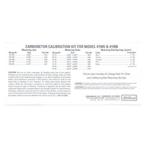 Edelbrock - Edelbrock Calibration Kit for 1905 / 1906 - 1948 - Image 4