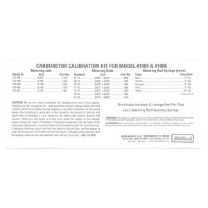 Edelbrock - Edelbrock Calibration Kit for 1905 / 1906 - 1948 - Image 8