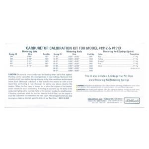 Edelbrock - Edelbrock Calibration Kit for 1912 / 1913 - 1949 - Image 4