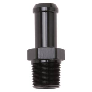 Edelbrock - Edelbrock Hose End Straight 3/8In NPT to 1/2In Barb Black Anodize - 8114 - Image 2