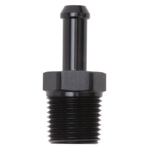 Edelbrock - Edelbrock Hose Fittings Straight 1/2In NPT to 3/8In Barb Black Anodize - 8185 - Image 2