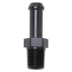 Edelbrock - Edelbrock Hose End Straight 1/4In NPT to 3/8In Barb Black Anodize - 8191 - Image 2