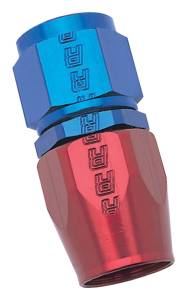 Russell - Russell Performance -8 AN Red/Blue Straight Full Flow Hose End - 610030 - Image 1